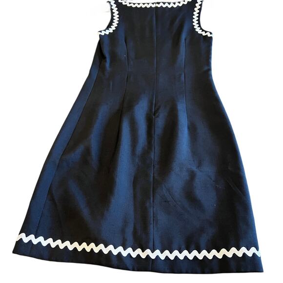 Elegant J McLaughlin | Black Dress with White Accent - Picture 10 of 11